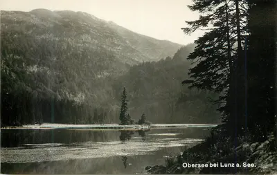 Obersee bei Lunz a. See — lago cercado por montanhas florestadas — Echite Photographie n° 74375