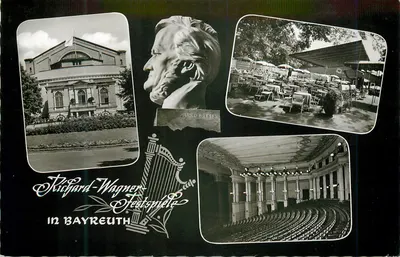 Festivais de Richard Wagner — Bayreuth — editor Oberfränkischer Ansichtskartenverlag