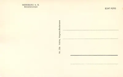 Meersburg a.B. — Bärenbrunnen — Vahle, Nr. 206 — Rewers