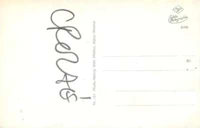 Bilhete postal moderno Igreja de Santa Ânima Braunfels a d Lahn — Verso