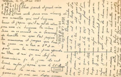 Wittlich — vista da praça Bousbouin — editor Mercier Trèves — Verso