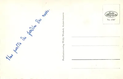 Zweibrücken, Część w Rosengarten — Schle Photography, Nr. 1387 — Rewers