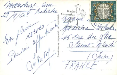 Rottenbuch a. Ammer - Interior da Igreja do Mosteiro — Franckh-Verlag, Stuttgart — Verso