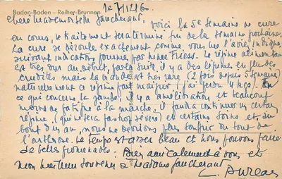 Baden-Baden — Fonte da série — H. Heberling — Verso