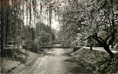 Baden-Baden — Parte na Lichtentaler Allee — FOTOPRINT Verlag A. Mauthe, Balingen/Württemberg