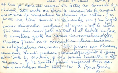 Estação principal de Landau — editor LAVELLE, n° b. Reprodução artística — Verso