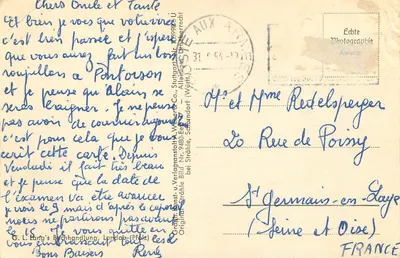 Landau (Pfalz) — vista aérea — G. L. Lang's Buchhandlung, Landau (Pfalz) — Verso