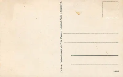 Niederlahnstein, Rh. — vista panoramica — Cartolina d'epoca, Photo-u. Postkartenvertrieb Fritz Wagner, Heimbach-Weis, Heimbach/Fh. — Verso