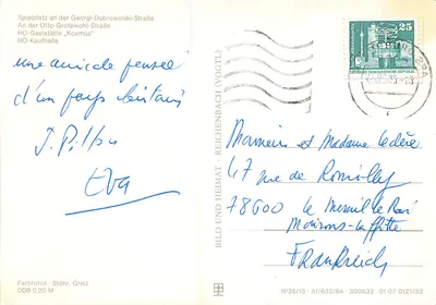 Magdeburg-Reform — dzielnica mieszkaniowa i handlowa — Stöhr, Greiz — Rewers