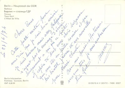 Berlin – Stolica RDA – Rathaus – VEB DUNDREIM I.V. — Rewers