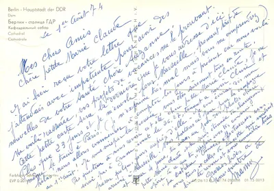 Berlin - stolica GDR — Katedra — Wydawca: Forbacher Schlager, nr 01 15 0013 — Rewers