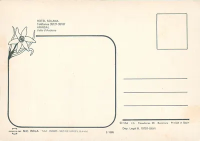 Hôtel Solana — Arinsal, Valls d'Andorre — FISA — Rewers