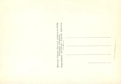 Valls d'Andorra — Les Escaldes. Balladors del Ball de Santa Anna — V. Claverol, n° 725 — Verso