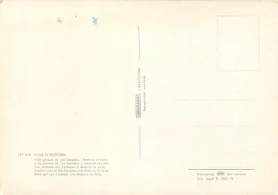 Walls d'Andorra — Les Escaldes i Andorra la Vella — Ediciones SOBERANAS Barcelona — Rewers