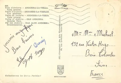 Andorre-la-Vieille — vista geral — Lumicap — Verso