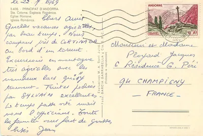 Igreja Românica de Sta. Coloma — Principado de Andorra — Editor Garcia Garrabell — Verso