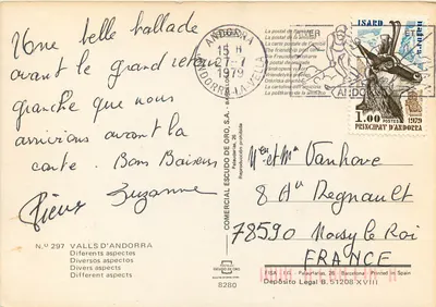 Ordino i Santa Coloma — Record d'Andorre — Wydawca Escudo de Oro, n° 297 — Rewers