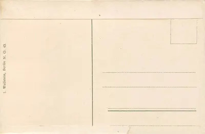 Düsseldorf. Kunst-Palast — editor I. Wolstein, Berlim, N. O. 43 — Verso