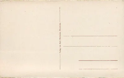 Neustadt an der Haardt — vista panorâmica com colina e vinhedos — Verlag von Emil Hartmann, Muenheim — Verso