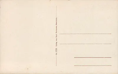 Neustadt an der Hardt — Parte Sul das Villas — Verlag von Emil Hartmann, Mannheim, Nr. 1350 — Verso