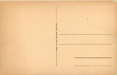 Ruiny starego zamku Bitteraal — Baden-Baden — wydawca Veiling von Emil Hartmann, Mannheim — Rewers