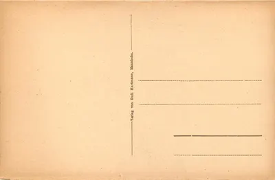 Baden-Baden — Widok z wieży i restauracji na Merkurze (600 m n.p.m.) — wydawca Emil Hartmann, Mannheim — Rewers