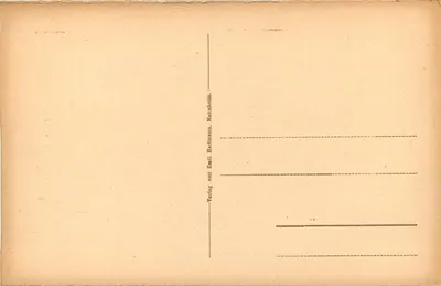 Baden-Baden — Część nad rzeką Oos z kortem tenisowym — Verlag von Emil Hartmann, Mannheim — Rewers