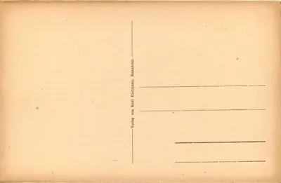 Baden-Baden — Lichthentaler Allee — Verlag von Emil Eartmann, Mannheim — Verso