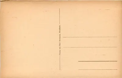 Baden-Baden — Widok z Batoschauhütte — Wydawca Emil Hartmann, Mannheim — Rewers
