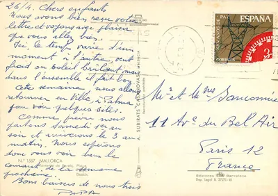 Pływa Torrenț de Pareis — Mallorca — Wydawnictwo FISO, nr 1557 — Rewers
