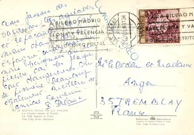 Santa Cruz de La Palma — Miasto z portu — Ediciones TISO Barcelona — Rewers