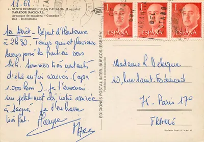 Parador de Santo Domingo — Logroño — Edições Inter — Verso