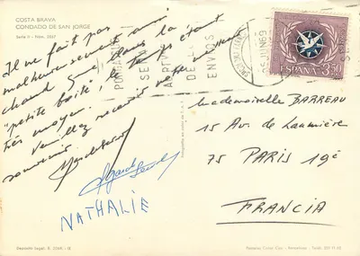 Costa Brava — Condado de San Jorge — Wydawca: Postales Color Cyp, seria II nr 2567 — Rewers