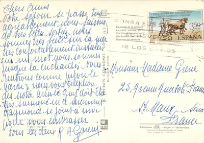 Mallopera — Fontaine à roue hydraulique avec cheval — Wyd. FISAS, n° 1917 — Rewers