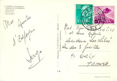Represa de Entrepeñas — Sacedón (Guadalajara) — Éditions Vistabella — Verso