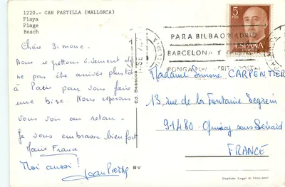 Can Pastilla — Plaża na Majorka — Wyd. Beascoa n°1220 — Rewers
