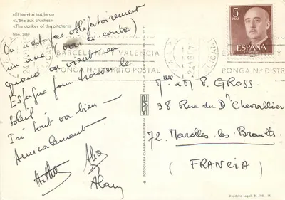 Świni z butelkami — Barcelonie i Valencji — Fotografia Campaña Puig-Ferrán, n°2660 — Rewers