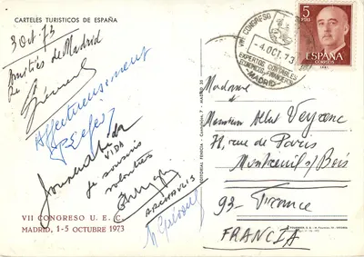 Sierra Nevada — Espanha — Editor Fournier, n° 176 — Verso