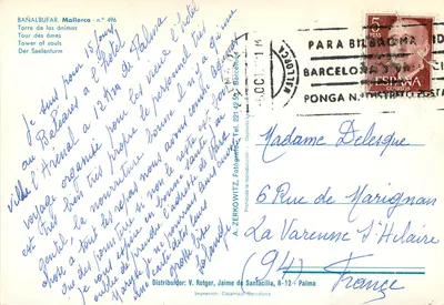 Wieża Duszek — Bañalbufar, Majorka — A. Zerkowitz, Fotógrafos, Palma — Rewers