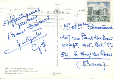 La Calobra — Balears — editor Fototíne Casa Planas — Verso
