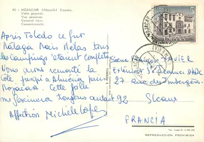 Mojácar — vista geral — E. Rossell, n°42 — Verso