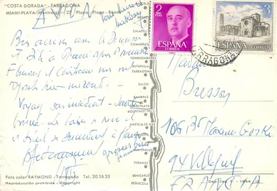 Miami-Playa — Costa Dorada — Tarragone — Uitgever Raymond — Achterkant
