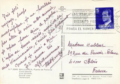 Porto de Pollensa — vista parcial — FISA I.G. Palaudarias, 26, Barcelona — Verso