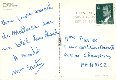 Cala de Deyá — Majorka — wydawca Werticrom, S.A., n° PM 359 — Rewers
