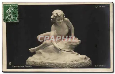 Criança com caranguejos — Salão 1906 — A. Combescot
