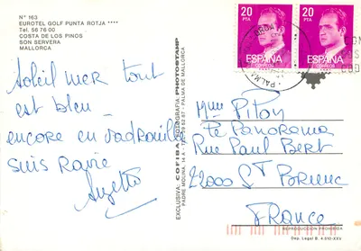 Eurotel Golf — widok kompleksu hotelowego — COFIBA Photostamp, n°163 — Rewers