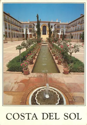 Costa do Sol — Pátio interno com fonte — T.M. GRAFICS, S.A. n° CS 71