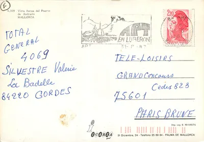 Port Andraix — widok z powietrza — ICARIA — Rewers