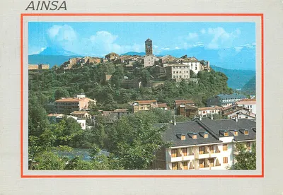 Ainsa — vista panorâmica — Edições Sicilia