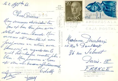 Alicante — Jardins e Jardins da Espanha — Edições ORO — Verso